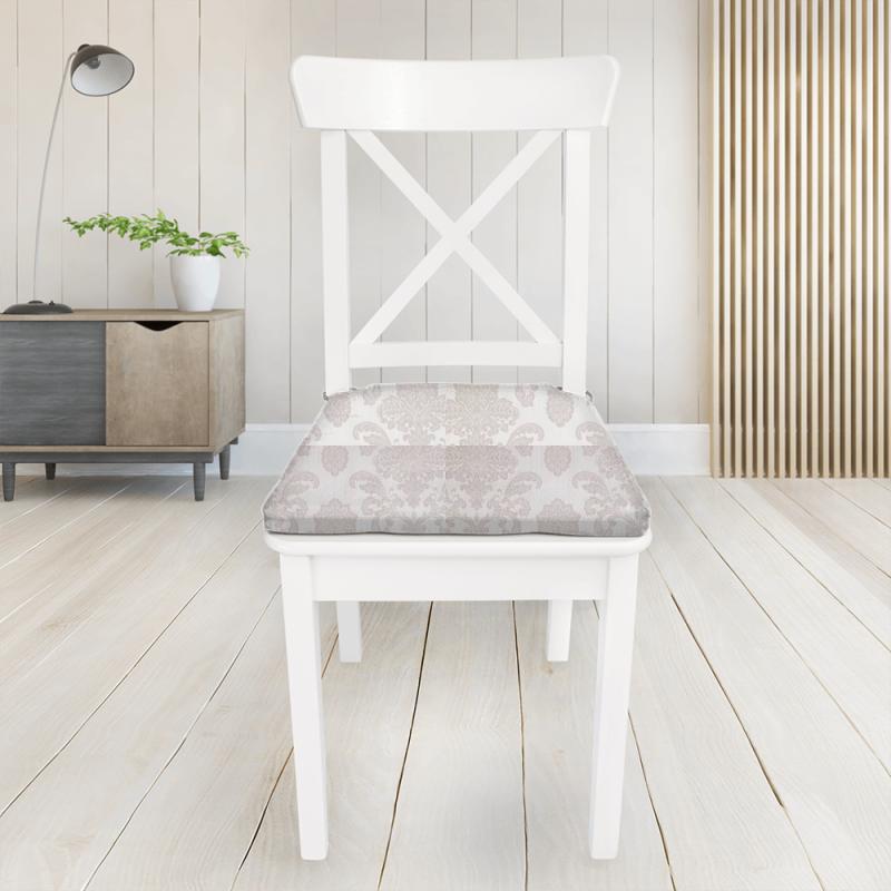 Ardenne Rose Seat Pad Cover Ardenne Rose Seat Pad Cover