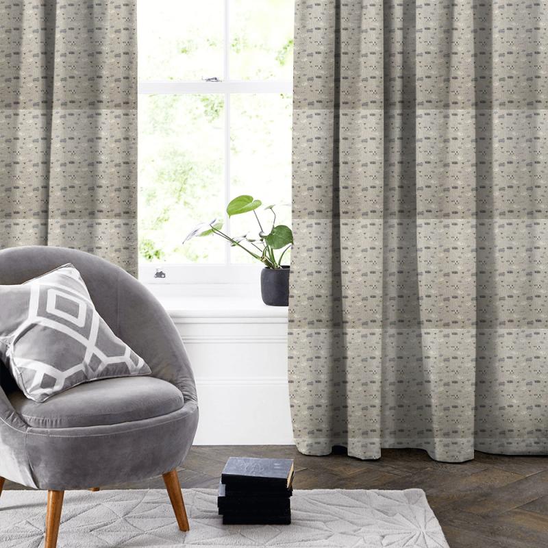 Baa Baa Charcoal Made To Measure Curtain Baa Baa Charcoal Made To Measure Curtain