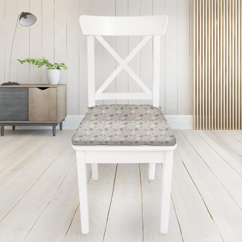 Baa Baa Lavender Seat Pad Cover Baa Baa Lavender Seat Pad Cover