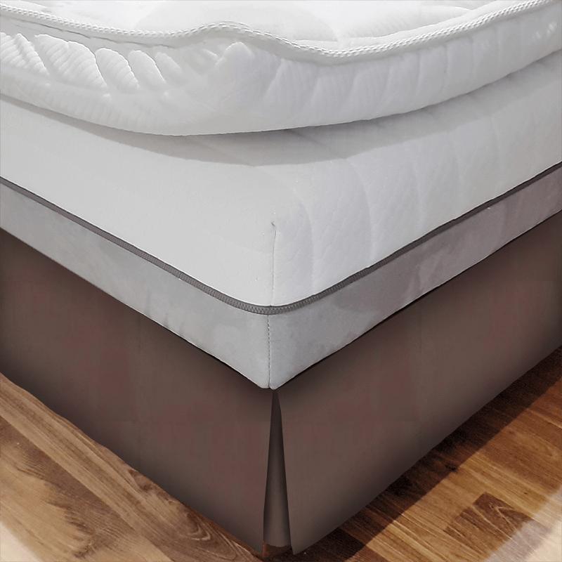 Belvoir Mocha Bed Base Valance Belvoir Mocha Bed Base Valance