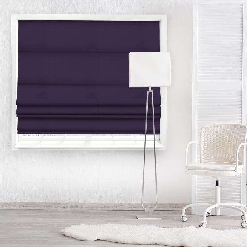 Belvoir Mulberry Made To Measure Roman Blind Belvoir Mulberry Made To Measure Roman Blind