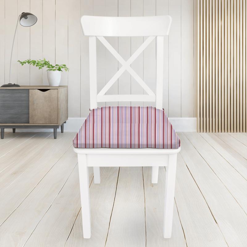 Candy Stripe Pink Seat Pad Cover Candy Stripe Pink Seat Pad Cover