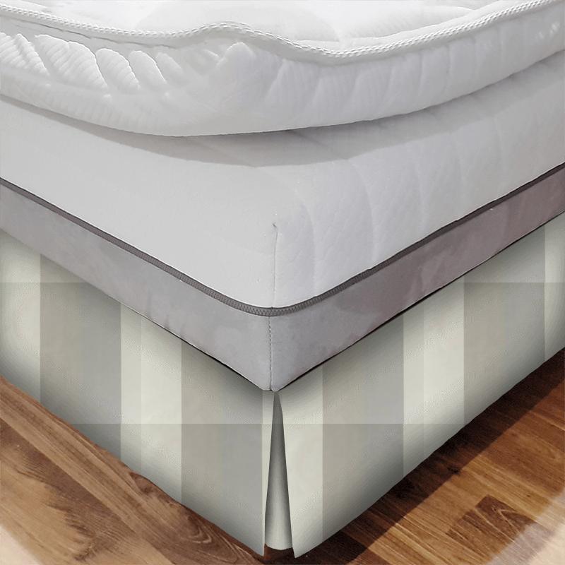 Casablanca Silver Bed Base Valance Casablanca Silver Bed Base Valance