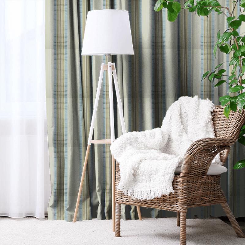 Indus Azure Made To Measure Curtain Indus Azure Made To Measure Curtain