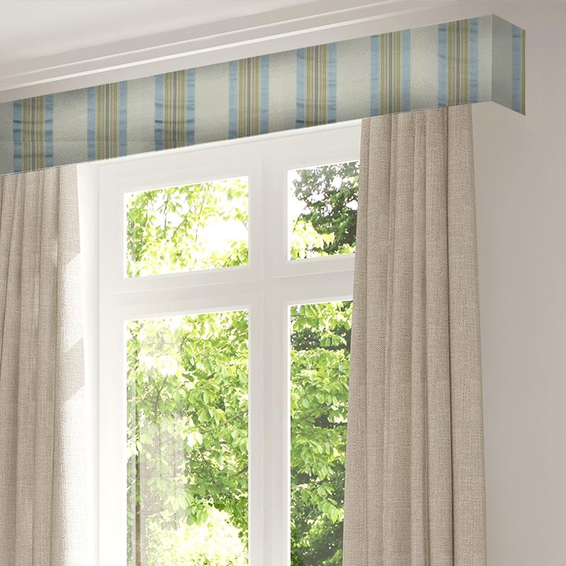 Indus Azure Pelmet Indus Azure Pelmet