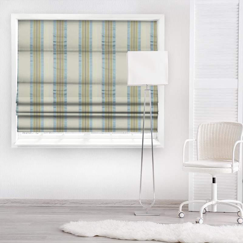 Indus Azure Made To Measure Roman Blind Indus Azure Made To Measure Roman Blind