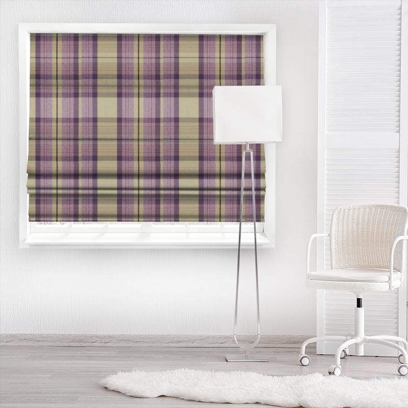 Cairngorm Thistle Made To Measure Roman Blind Prestigious Textiles Highland Cairngorm Thistle Made To Measure Roman Blind