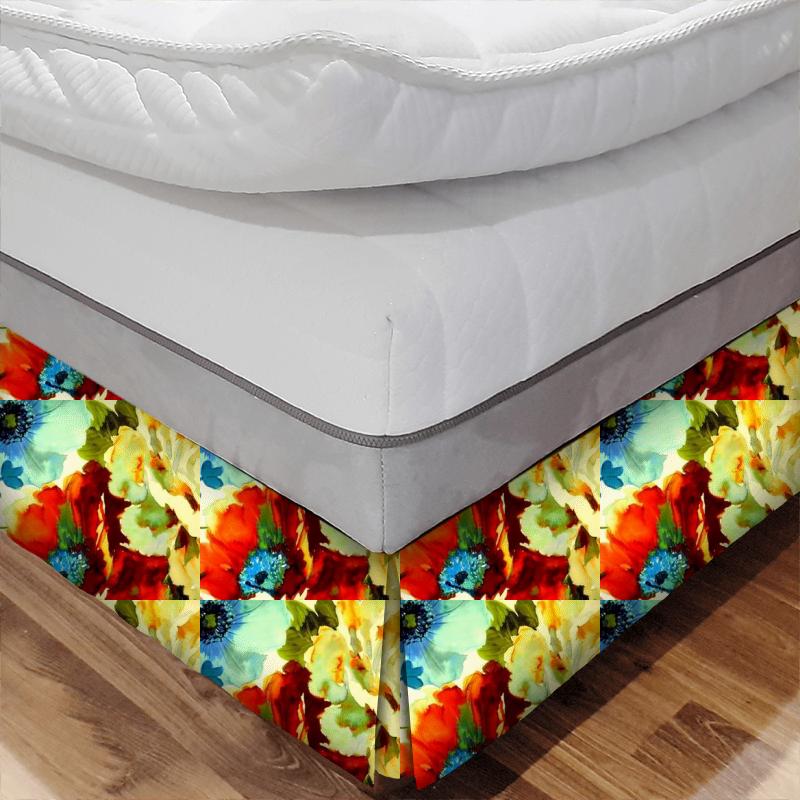 Prestigious Textiles  Gardenia Poppy Bed Base Valance