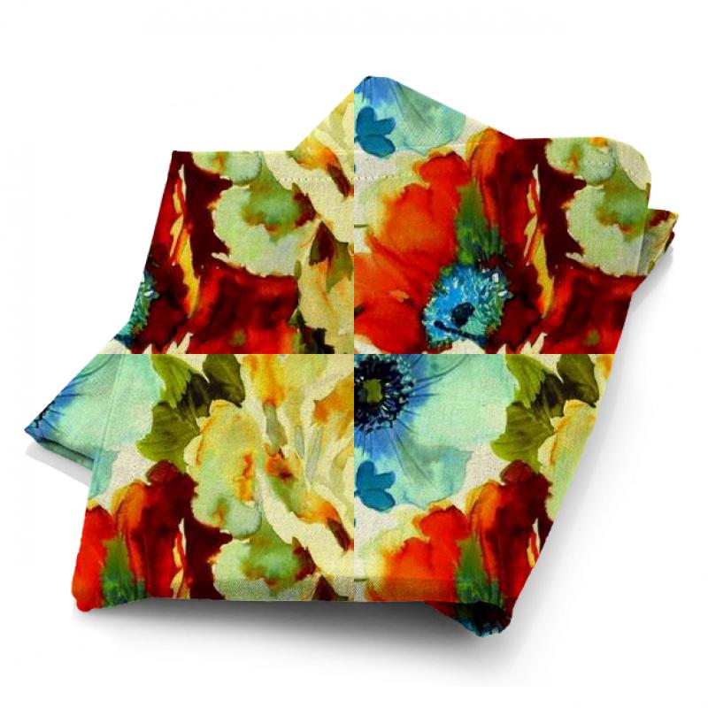 Prestigious Textiles  Gardenia Poppy Fabric