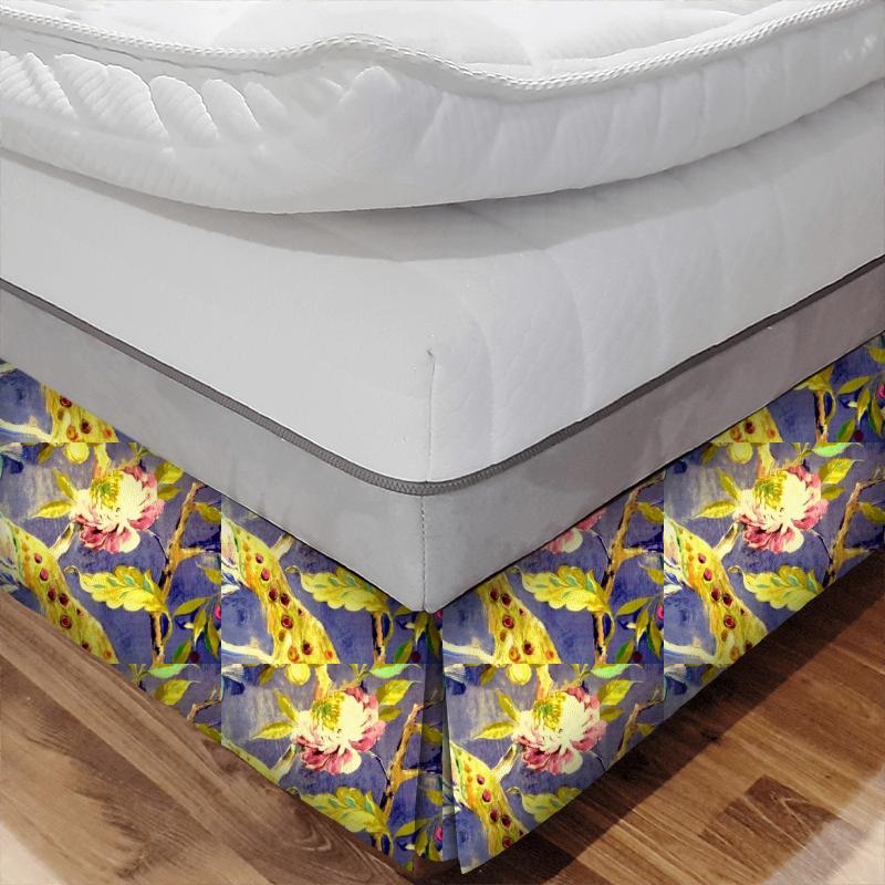 Prestigious Textiles Art & Soul Hampton Court Sapphire Bed Base Valance