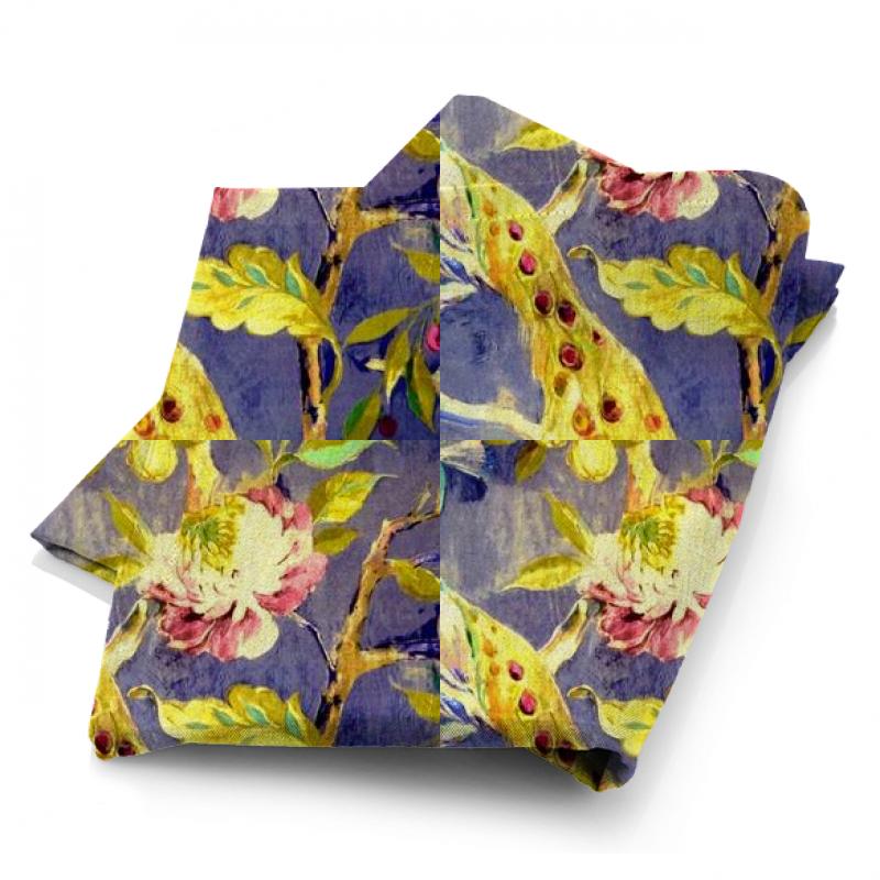 Prestigious Textiles Art & Soul Hampton Court Sapphire Fabric