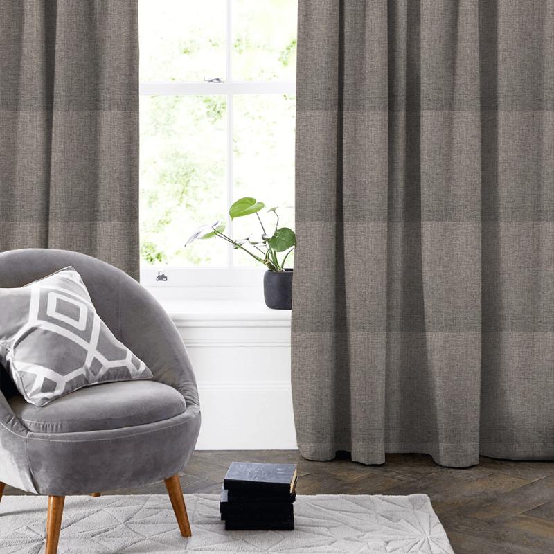 Clarke and Clarke Karina Karina Grey Made To Measure Curtain
