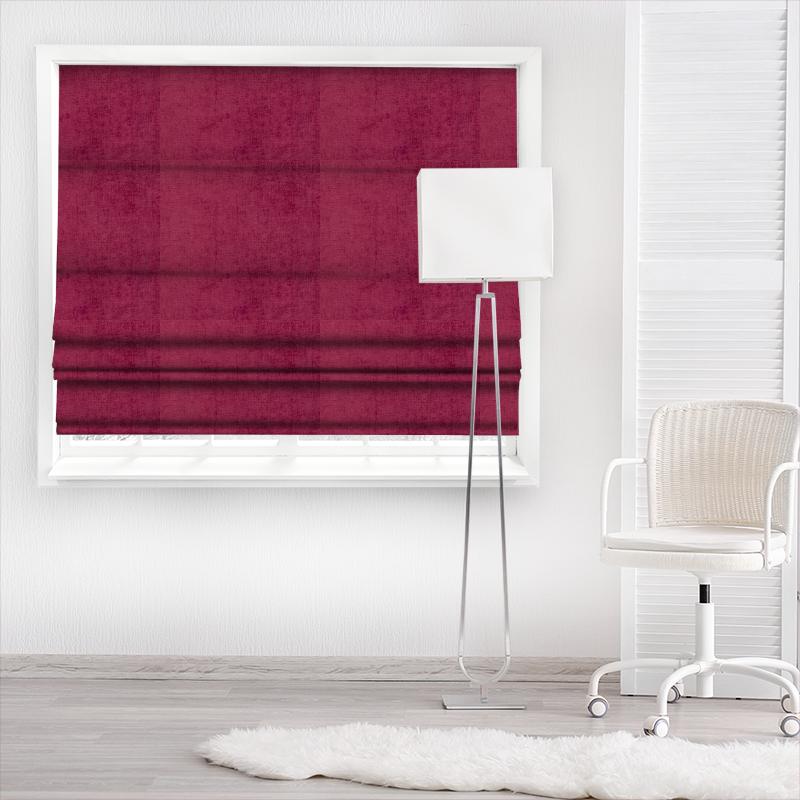 Clarke and Clarke Karina Karina Rose Made To Measure Roman Blind