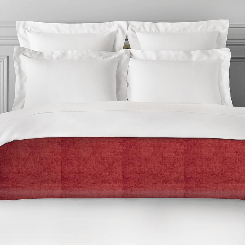 Clarke and Clarke Karina Karina Garnet Bed Runner