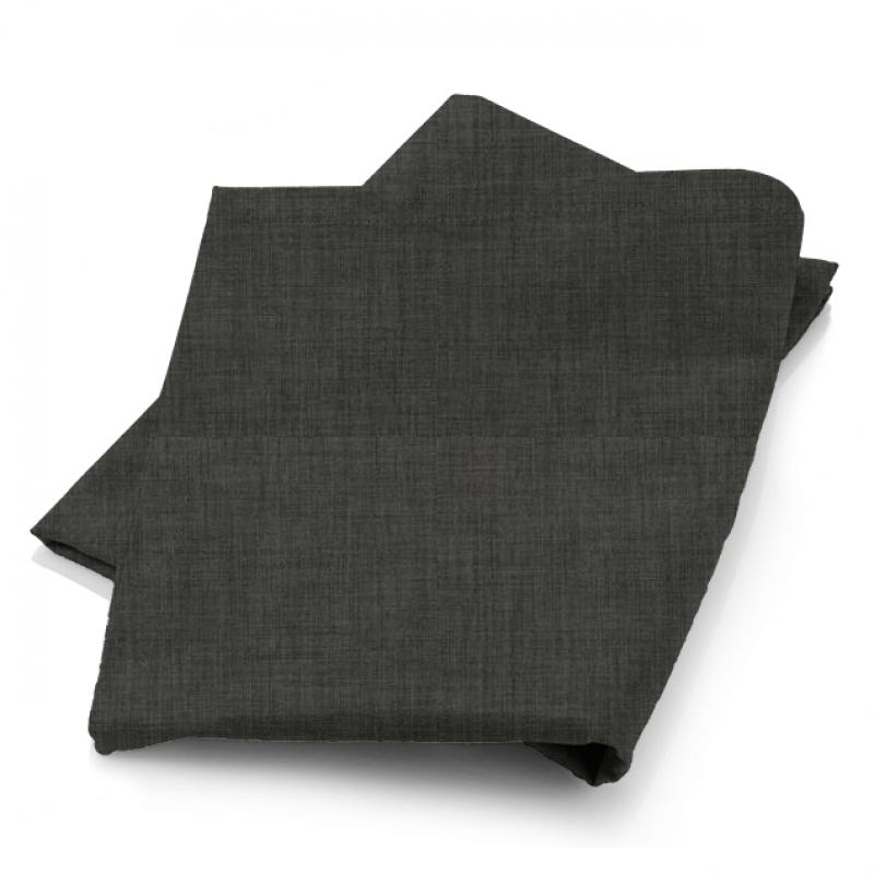 Linoso Graphite Fabric Clarke and Clarke Linoso Linoso Graphite Fabric