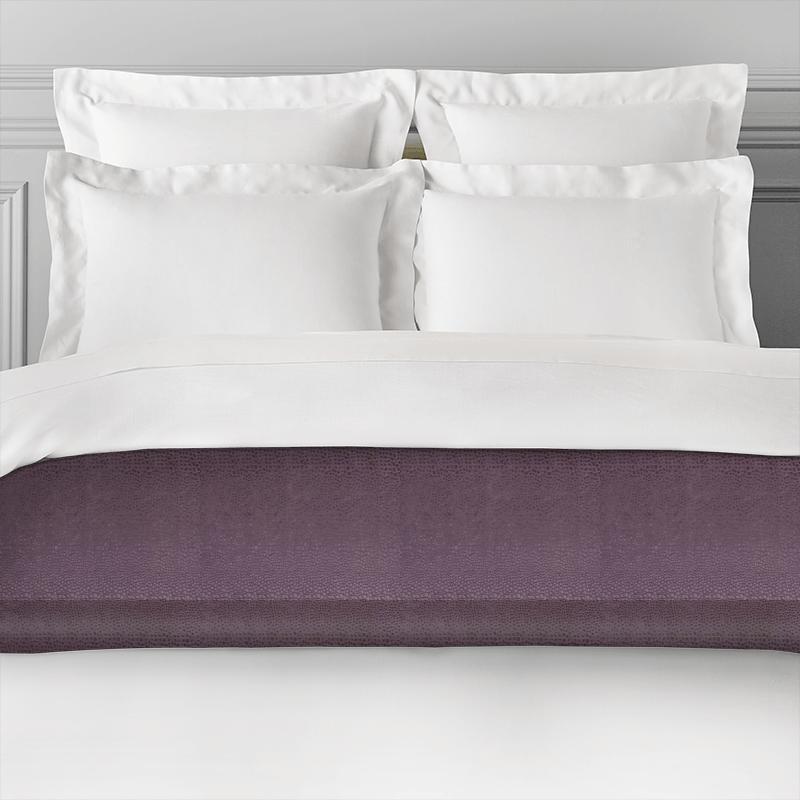 Clarke and Clarke Tempo Velvets Pulse Grape Bed Runner