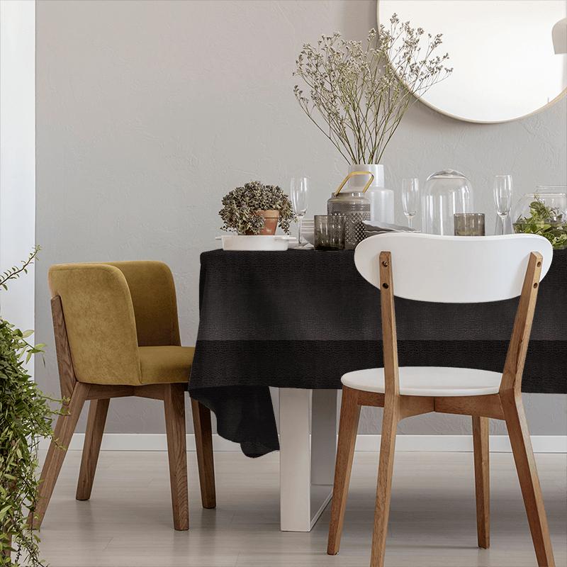 Clarke and Clarke Tempo Velvets Pulse Jet Tablecloth