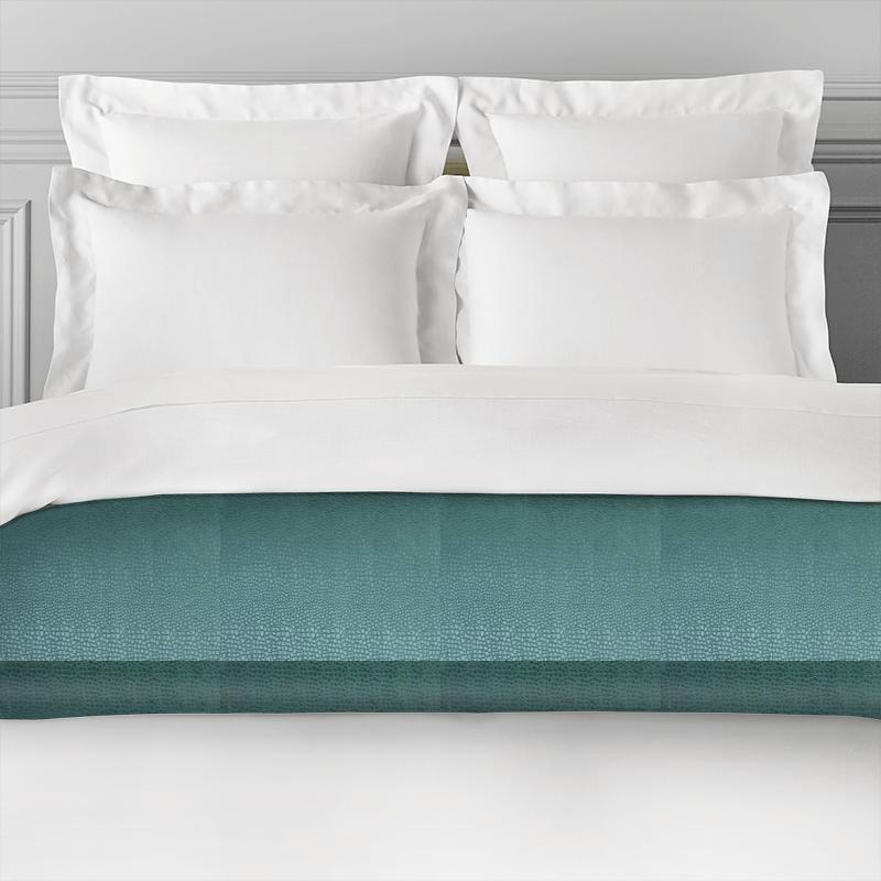 Clarke and Clarke Tempo Velvets Pulse Teal Bed Runner