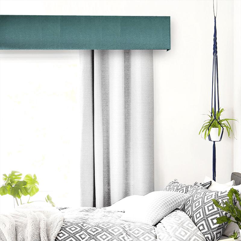 Clarke and Clarke Tempo Velvets Pulse Teal Pelmet