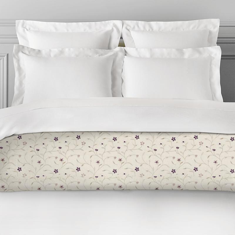 Clarke and Clarke Ribble Valley Mellor Heather Bed Runner