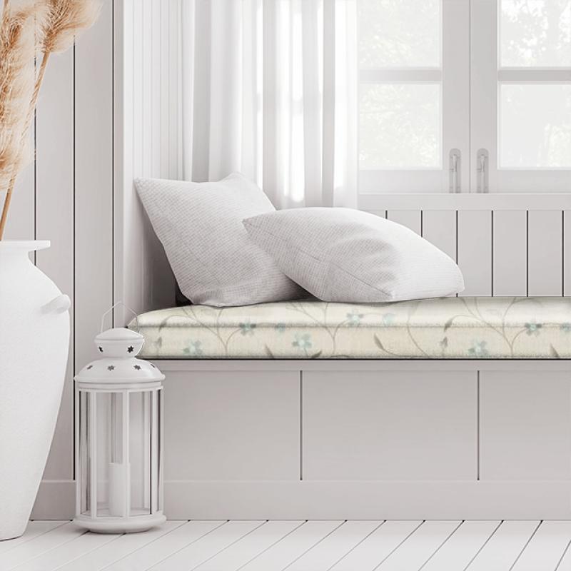 Clarke and Clarke Ribble Valley Mellor Mineral Box Cushion