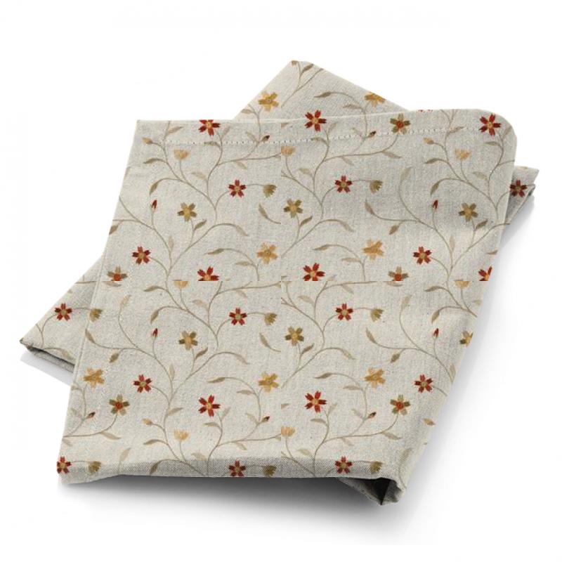 Clarke and Clarke Ribble Valley Mellor Spice Fabric
