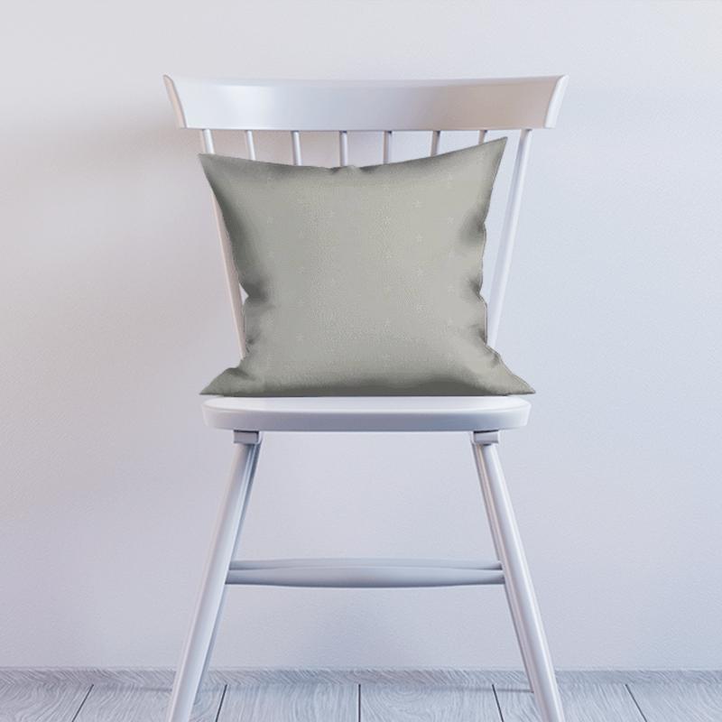 Clarke and Clarke Ribble Valley Mitton Ivory Cushion