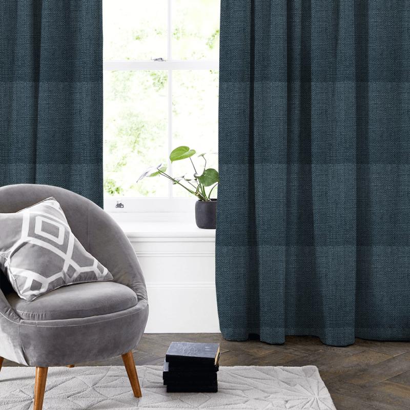 Clarke and Clarke Henley Henley Denim Made To Measure Curtain