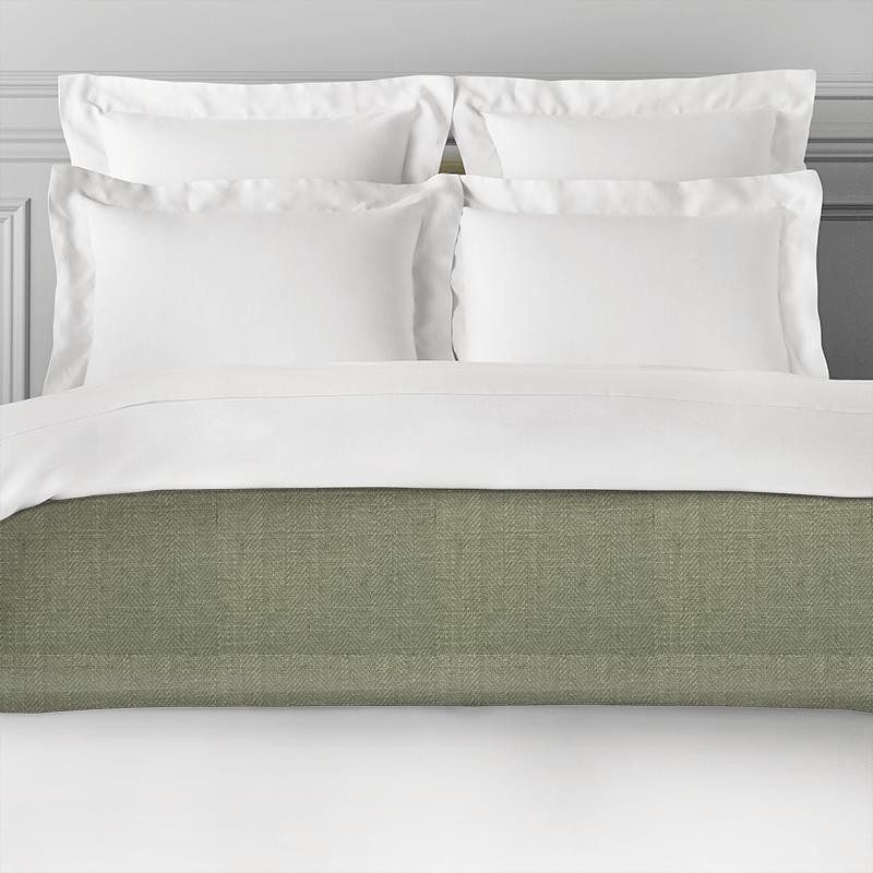 Henley Olive Bed Runner Clarke and Clarke Henley Henley Olive Bed Runner