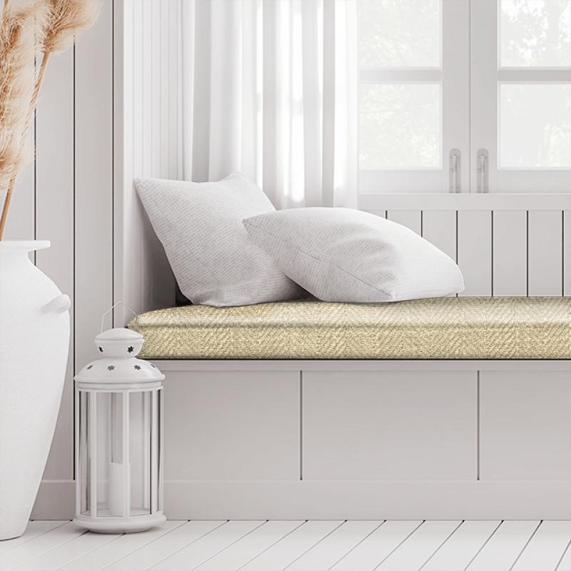 Clarke and Clarke Henley Henley Sesame Box Cushion