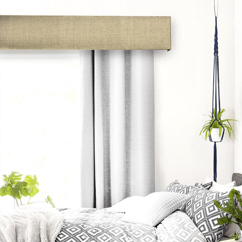 Clarke and Clarke Henley Henley Sesame Pelmet