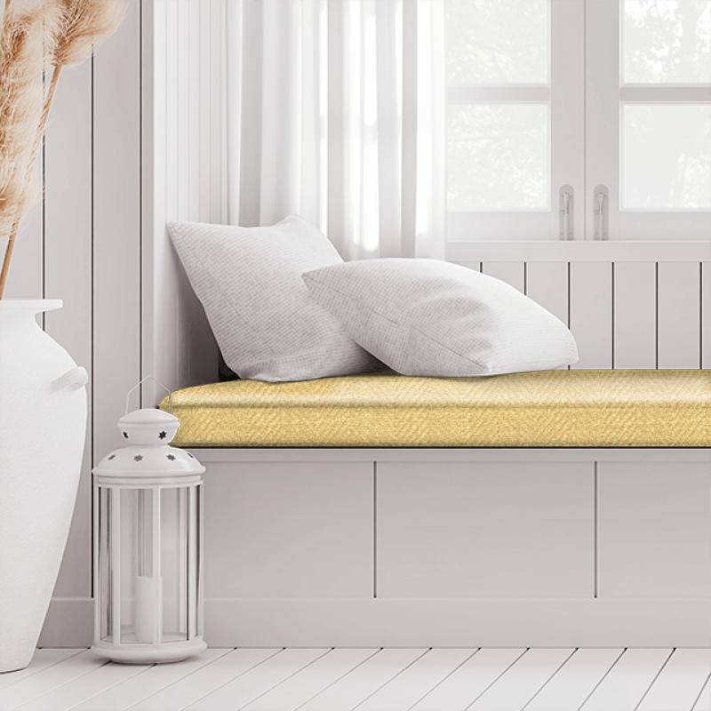 Clarke and Clarke Henley Henley Sunflower Box Cushion