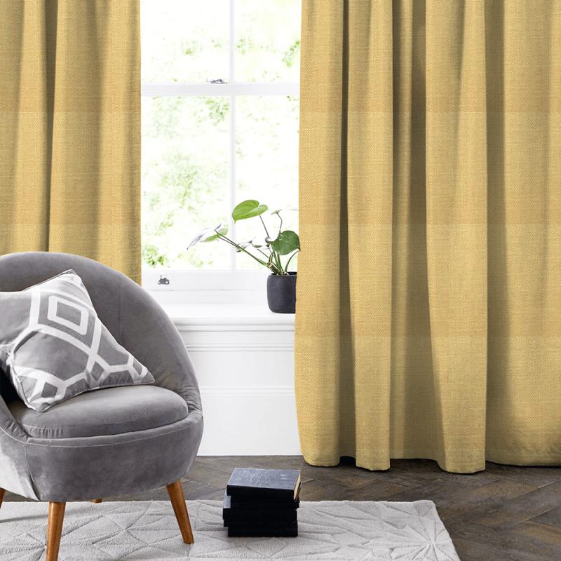 Clarke and Clarke Henley Henley Sunflower Made To Measure Curtain