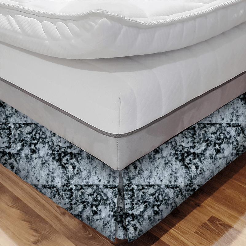 Clarke and Clarke Crush Crush Ash Bed Base Valance