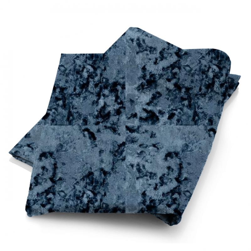Clarke and Clarke Crush Crush Azure Fabric
