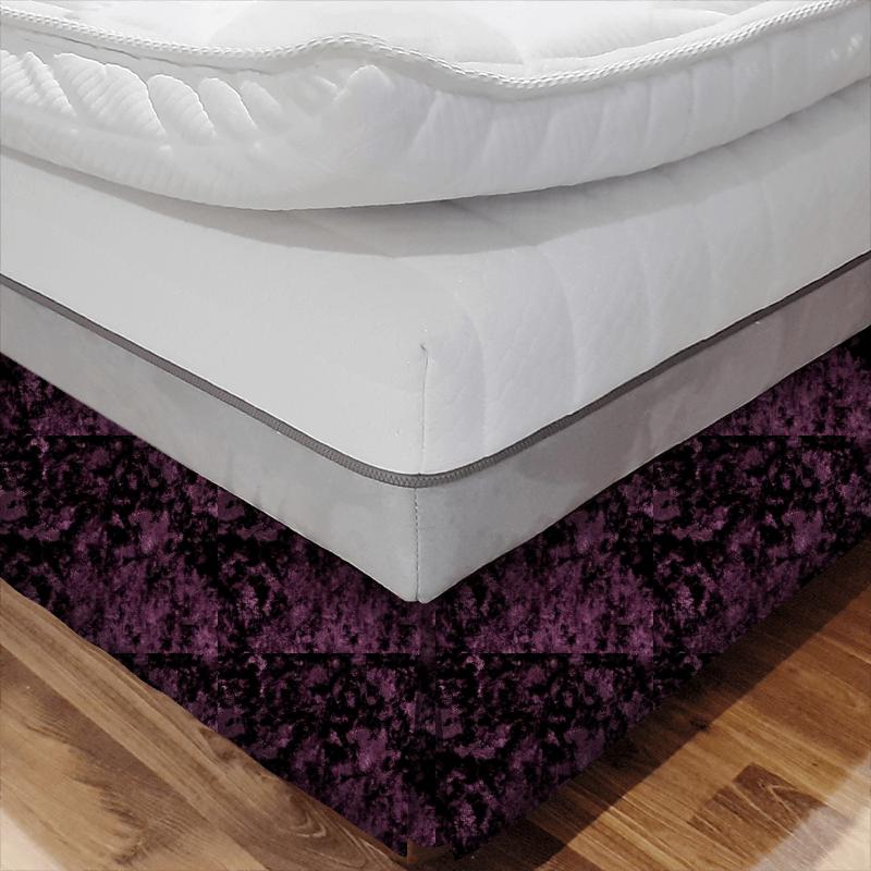 Clarke and Clarke Crush Crush Berry Bed Base Valance