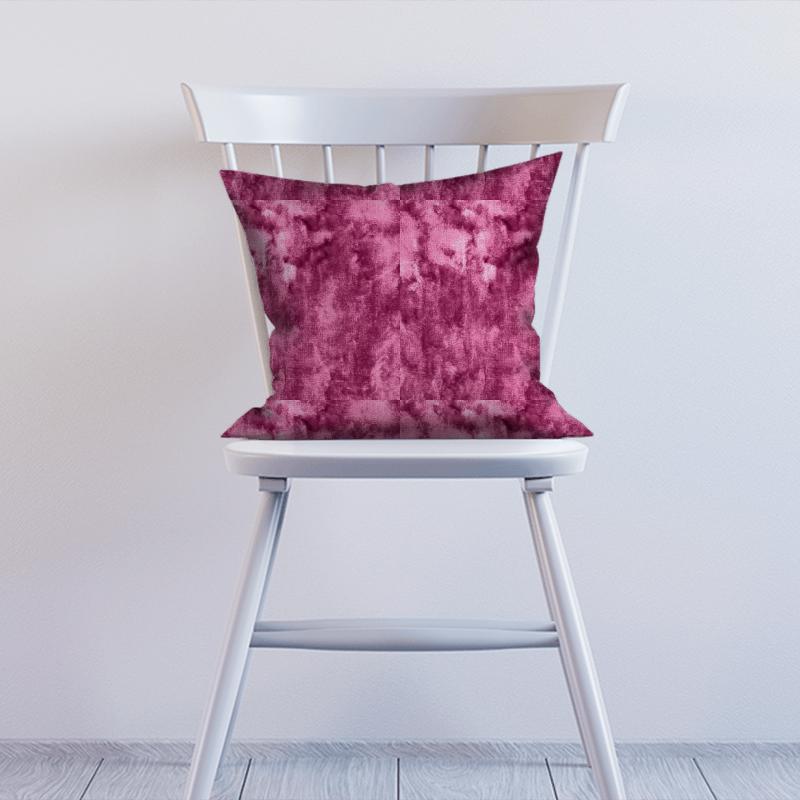 Clarke and Clarke Crush Crush Carnation Cushion