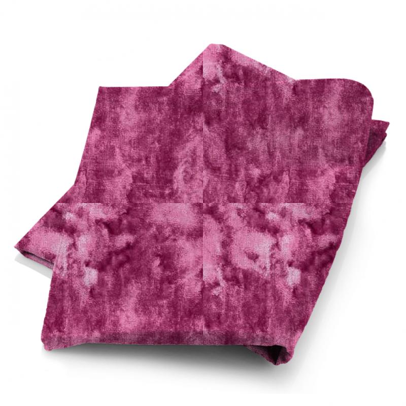 Clarke and Clarke Crush Crush Carnation Fabric