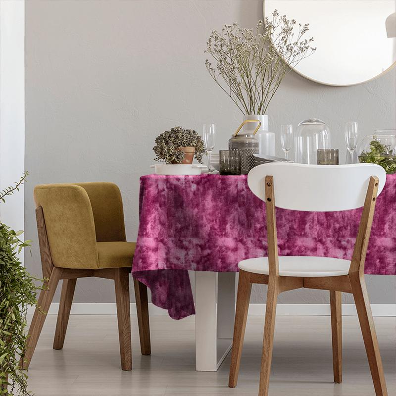 Clarke and Clarke Crush Crush Carnation Tablecloth