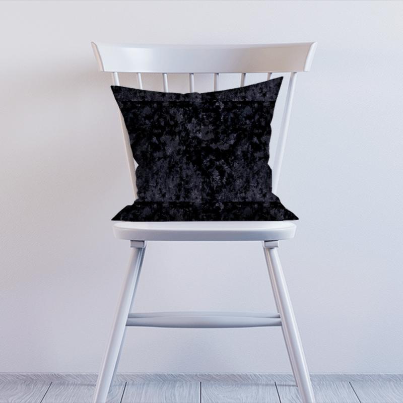 Clarke and Clarke Crush Crush Charcoal Cushion