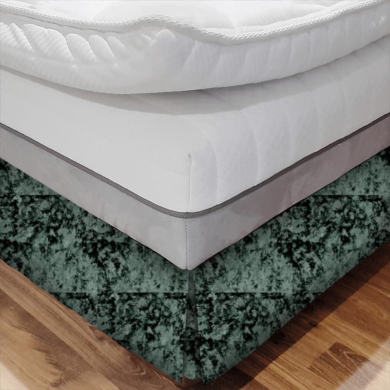 Clarke and Clarke Crush Crush Cloud Bed Base Valance