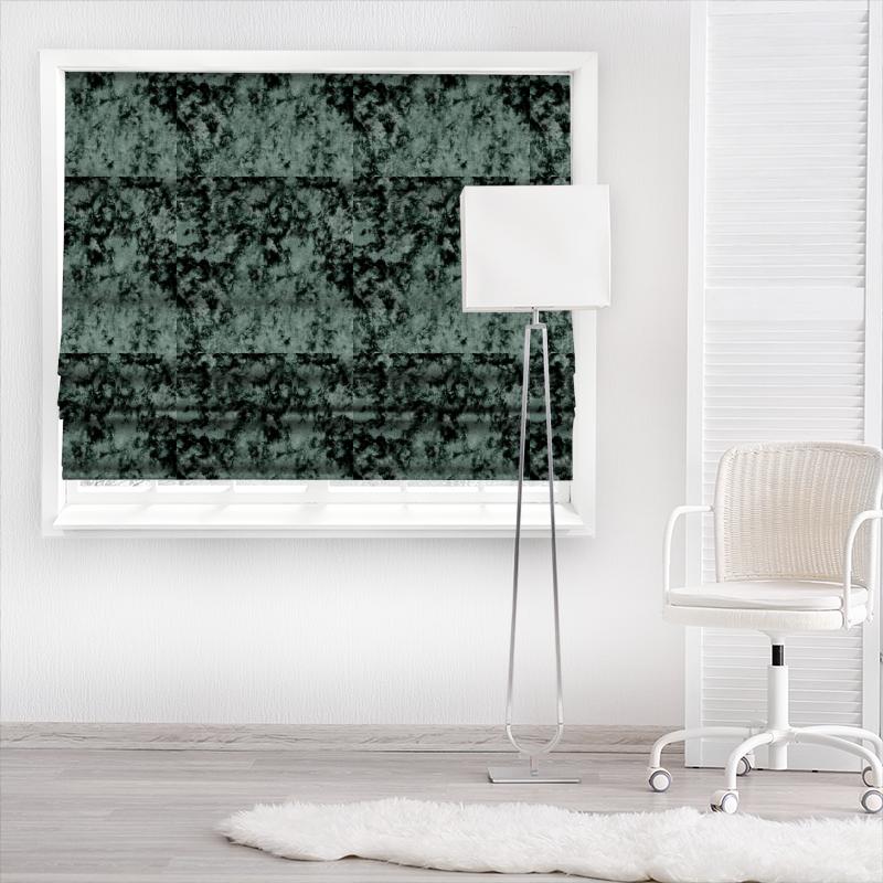 Clarke and Clarke Crush Crush Cloud Made To Measure Roman Blind