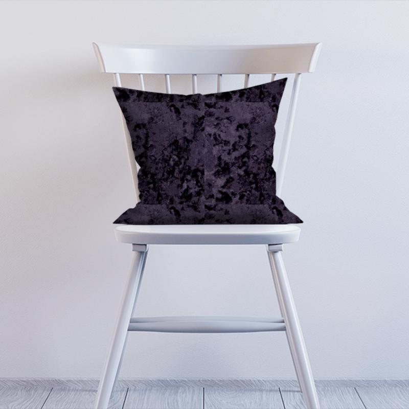 Clarke and Clarke Crush Crush Orchid Cushion