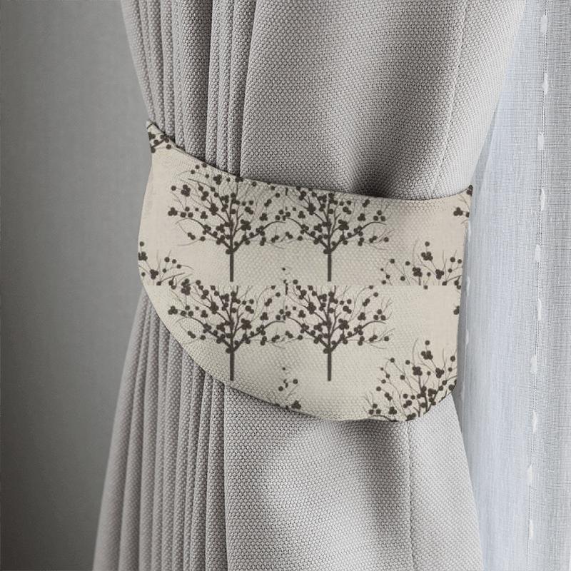 Bowood Nickel Tieback Clarke and Clarke Manor House Bowood Nickel Tieback