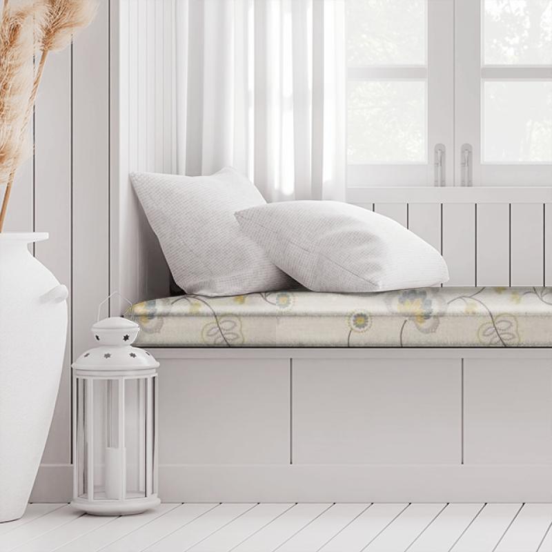 Clarke and Clarke Manor House Chatsworth Acacia Box Cushion