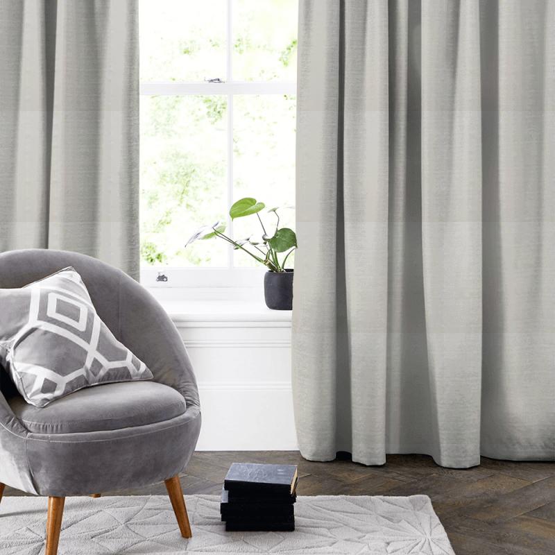 Clarke and Clarke Manor House Knowsley Ivory Made To Measure Curtain