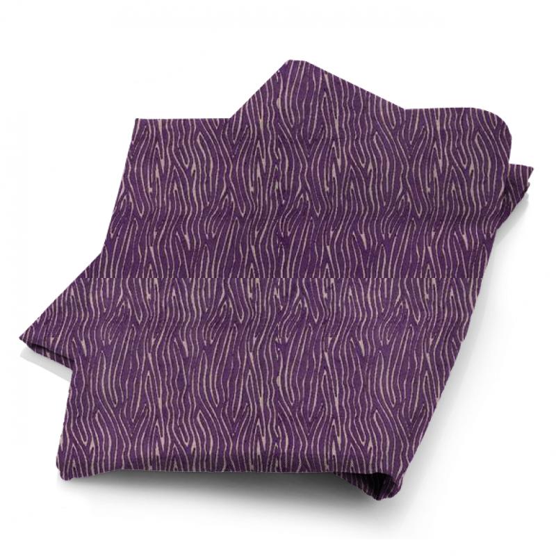 Clarke and Clarke Dimensions Onda Damson Fabric