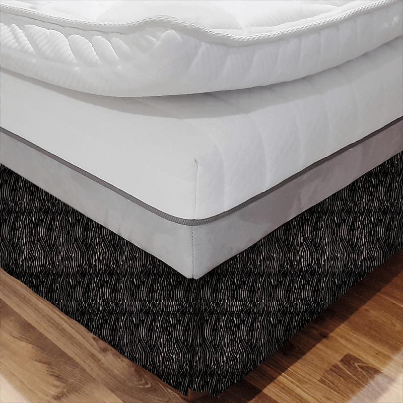 Clarke and Clarke Dimensions Onda Ebony Bed Base Valance