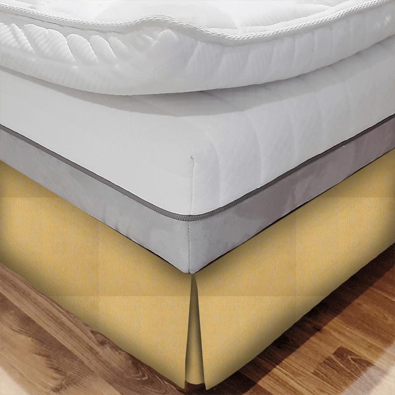 Clarke and Clarke Dimensions Onda Gold Bed Base Valance