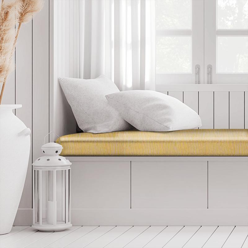 Clarke and Clarke Dimensions Onda Gold Box Cushion